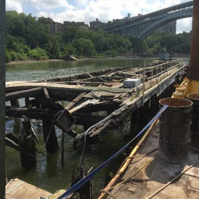 Amtrak Spuyten Duyvil Bridge Fender Replacement-2